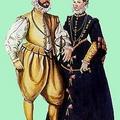 1560-1572гг. Английский джентльмен и испанская дама